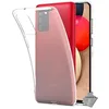 Image de htdmobiles Housse Etui Coque Silicone Gel Samsung Galaxy A02s + Verre trempe - Transparent TPU