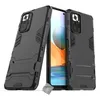 Image de htdmobiles Housse Etui Coque Rigide Anti Choc pour Xiaomi Redmi Note 10 Pro + Verre trempe - Noir