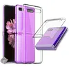 Image de htdmobiles Housse Etui Coque Rigide pour Samsung Galaxy Z Flip/Z Flip 5G - Transparent