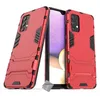 Image de htdmobiles Housse Etui Coque Rigide Anti Choc pour Samsung Galaxy A32 4G + Verre trempe - Rouge