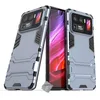 Image de htdmobiles Housse Etui Coque Rigide Anti Choc pour Xiaomi Mi 11 Ultra 5G + Verre trempe - Bleu Fonce