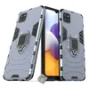 Image de htdmobiles Housse Etui Coque Rigide Anti Choc pour Samsung Galaxy A22 5G + Verre trempe - Bleu Fonce