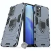 Image de htdmobiles Housse Etui Coque Rigide Anti Choc pour Oppo Reno 6 5G + Film ecran - Bleu Fonce