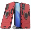 Image de htdmobiles Housse Etui Coque Rigide Anti Choc pour Oppo Reno 6 5G + Verre trempe - Rouge
