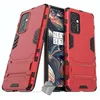 Image de htdmobiles Housse Etui Coque Rigide Anti Choc pour OnePlus 9 + Film ecran - Rouge