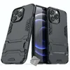 Image de htdmobiles Housse Etui Coque Rigide Anti Choc pour Apple iPhone 13 Pro + Verre trempe - Noir