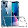 Image de htdmobiles Housse Etui Coque Silicone Gel Apple iPhone 13 Mini + Film ecran - Transparent TPU