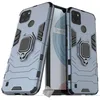 Image de htdmobiles Housse Etui Coque Rigide Anti Choc pour Realme C21-Y / C25Y + Verre trempe - Bleu Fonce