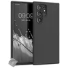 Image de htdmobiles Housse Etui Coque Silicone Gel Samsung Galaxy S22 Ultra 5G + Film ecran - Noir