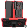 Image de htdmobiles Housse Etui Coque Rigide Anti Choc pour Motorola Moto E7i Power + Verre trempe - Rouge