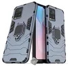 Image de htdmobiles Housse Etui Coque Rigide Anti Choc pour Vivo Y21 / Y21s / Y33s + Film ecran - Bleu Fonce