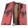 Image de htdmobiles Housse Etui Coque Rigide Anti Choc pour Samsung Galaxy S22 Ultra 5G + Verre trempe - Rouge