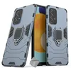 Image de htdmobiles Housse Etui Coque Rigide Anti Choc pour Samsung Galaxy A53 5G + Verre trempe - Bleu Fonce