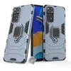 Image de htdmobiles Housse Etui Coque Rigide Anti Choc pour Xiaomi Redmi Note 11 4G / Redmi Note 11S + Verre trempe - Bleu Fonce