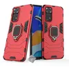 Image de htdmobiles Housse Etui Coque Rigide Anti Choc pour Xiaomi Redmi Note 11 4G / Redmi Note 11S + Verre trempe - Rouge