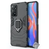 Image de htdmobiles Housse Etui Coque Rigide Anti Choc pour Xiaomi Redmi Note 11 Pro 4G / 5G + Verre trempe - Noir