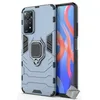 Image de htdmobiles Housse Etui Coque Rigide Anti Choc pour Xiaomi Redmi Note 11 Pro 4G / 5G + Verre trempe - Bleu Fonce