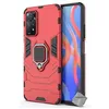 Image de htdmobiles Housse Etui Coque Rigide Anti Choc pour Xiaomi Redmi Note 11 Pro 4G / 5G + Verre trempe - Rouge