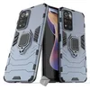 Image de htdmobiles Housse Etui Coque Rigide Anti Choc pour Xiaomi Redmi Note 11 Pro+ Plus 5G + Verre trempe - Bleu Fonce