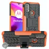 Image de htdmobiles Housse Etui Coque Rigide Anti Choc pour Motorola Moto E20 / E30 / E40 + Film ecran - Orange