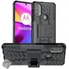 Image de htdmobiles Housse Etui Coque Rigide Anti Choc pour Motorola Moto E20 / E30 / E40 + Verre trempe - Noir