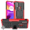 Image de htdmobiles Housse Etui Coque Rigide Anti Choc pour Motorola Moto E20 / E30 / E40 + Verre trempe - Rouge