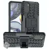 Image de htdmobiles Housse Etui Coque Rigide Anti Choc pour Motorola Moto G22 / E32 / E32s + Film ecran - Noir