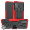 Image de htdmobiles Housse Etui Coque Rigide Anti Choc pour Motorola Moto G50 + Film ecran - Rouge