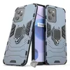 Image de htdmobiles Housse Etui Coque Rigide Anti Choc pour Realme C35 / Narzo 50A Prime + Verre trempe - Bleu Fonce