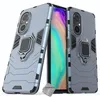 Image de htdmobiles Housse Etui Coque Rigide Anti Choc pour Huawei Honor 50 SE/Nova 9 SE + Verre trempe - Bleu Fonce