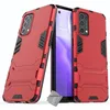 Image de htdmobiles Housse Etui Coque Rigide Anti Choc pour Oppo Find X3 Lite/Realme GT Master Edition + Verre trempe - Rouge