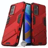 Image de htdmobiles Housse Etui Coque Rigide Anti Choc pour Oppo A36 / A76 / A96 / Realme 9i + Verre trempe - Rouge