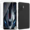 Image de htdmobiles Coque pour Xiaomi Poco F4 GT 5G - Housse Etui Silicone Gel Fine + Film ecran - Noir