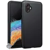 Image de htdmobiles Coque pour Samsung Galaxy Xcover 6 Pro - Housse Etui Silicone Gel Fine + Film ecran - Noir