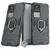 Image de htdmobiles Coque pour Xiaomi Poco F4 5G - Housse Etui Rigide Anti Choc + Verre trempe - Noir