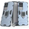 Image de htdmobiles Coque pour Xiaomi Poco F4 5G - Housse Etui Rigide Anti Choc + Verre trempe - Bleu Fonce