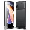 Image de htdmobiles Coque pour Xiaomi Poco X4 Pro 5G - Housse Etui Silicone Gel Carbone + Film ecran - Noir