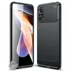 Image de htdmobiles Coque pour Xiaomi Poco X4 Pro 5G - Housse Etui Silicone Gel Carbone + Verre trempe - Noir