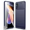 Image de htdmobiles Coque pour Xiaomi Poco X4 Pro 5G - Housse Etui Silicone Gel Carbone + Verre trempe - Bleu Fonce