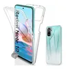 Image de htdmobiles Coque pour Xiaomi Poco M5s - Housse Etui Silicone Gel 360 integrale + Verre trempe - Transparent