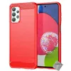 Image de htdmobiles Coque pour Samsung Galaxy A23 4G / 5G - Housse Etui Silicone Gel Carbone + Film ecran - Rouge
