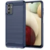 Image de htdmobiles Coque pour Samsung Galaxy A13 4G / 5G - Housse Etui Silicone Gel Carbone + Film ecran - Bleu Fonce