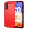 Image de htdmobiles Coque pour Samsung Galaxy M13 4G / M23 5G - Housse Etui Silicone Gel Carbone + Film ecran - Rouge