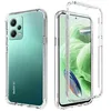 Image de htdmobiles Coque pour Xiaomi Poco X5 5G / Redmi Note 12 5G - Housse Etui Silicone Gel 360 integrale + Verre trempe - Transparent