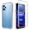 Image de htdmobiles Coque pour Xiaomi Poco X5 Pro 5G / Redmi Note 12 Pro 5G - Housse Etui Silicone Gel 360 integrale + Film ecran - Transparent
