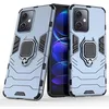 Image de htdmobiles Coque pour Xiaomi Poco X5 5G / Redmi Note 12 5G - Housse Etui Rigide Anti Choc + Film ecran - Bleu Fonce