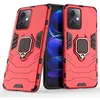 Image de htdmobiles Coque pour Xiaomi Poco X5 5G / Redmi Note 12 5G - Housse Etui Rigide Anti Choc + Film ecran - Rouge