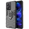 Image de htdmobiles Coque pour Xiaomi Redmi Note 12 Pro+ Plus 5G - Housse Etui Rigide Anti Choc + Film ecran - Noir