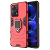 Image de htdmobiles Coque pour Xiaomi Redmi Note 12 Pro+ Plus 5G - Housse Etui Rigide Anti Choc + Verre trempe - Rouge
