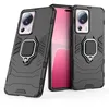 Image de htdmobiles Coque pour Xiaomi 13 Lite 5G - Housse Etui Rigide Anti Choc + Verre trempe - Noir